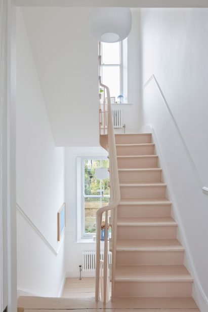 Staircase within Hoj House in London