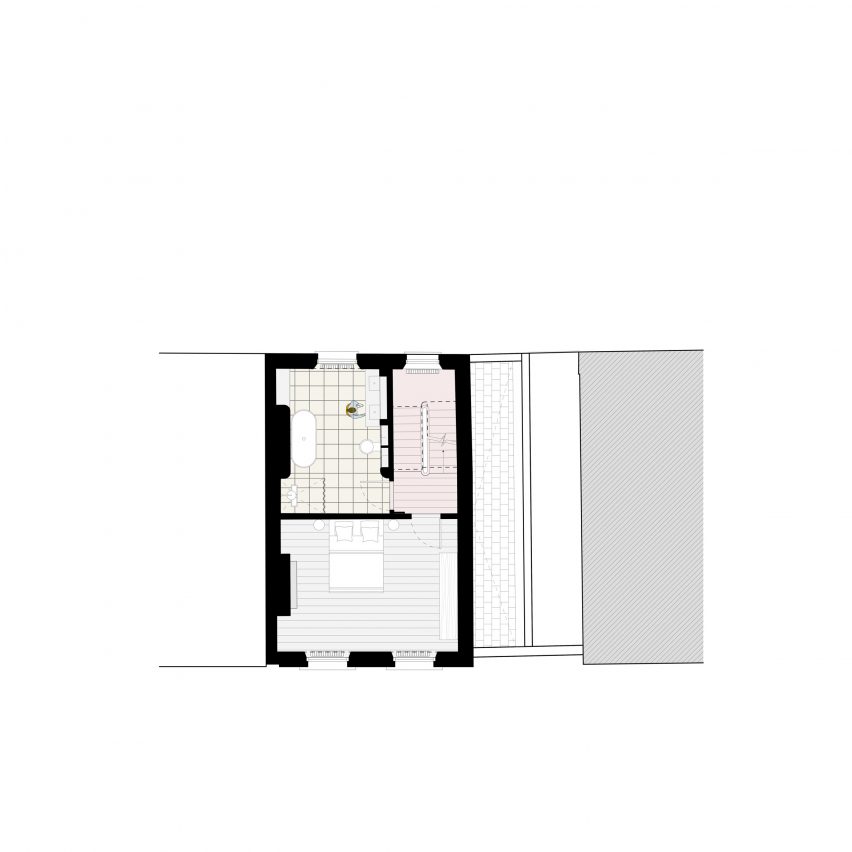 Plan of Hoj House by Studio Merlin