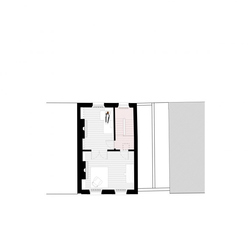 Plan of Hoj House by Studio Merlin