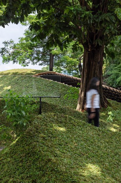 Hill-like chicken coop
