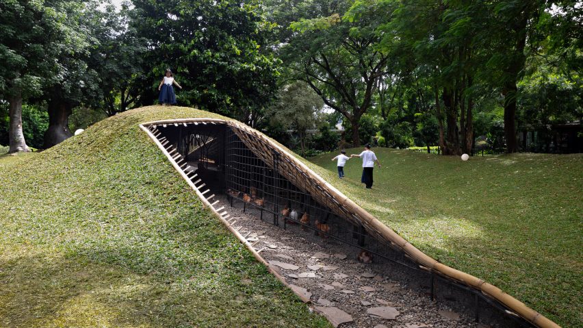 Subterranean chicken coop by RAD+ar 
