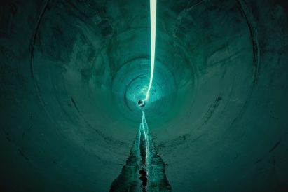 Giant sewage tunnel 