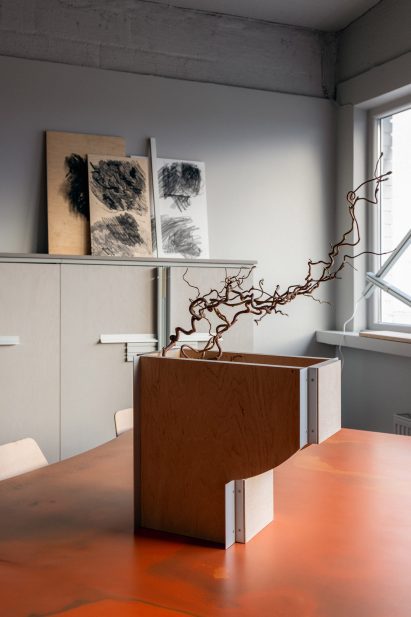 Vase in The Executive office furniture by Jenny Nordberg