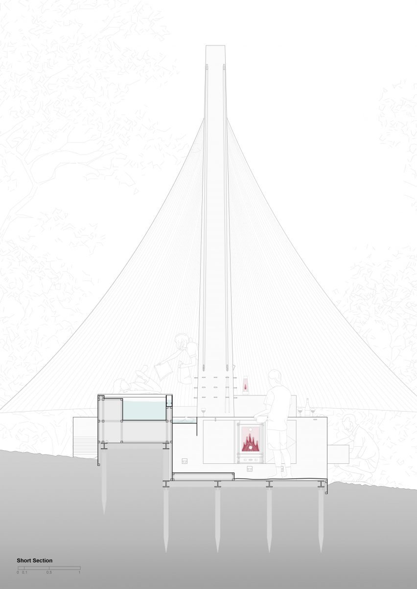 Section of The Missing Room by Carroccera Collective