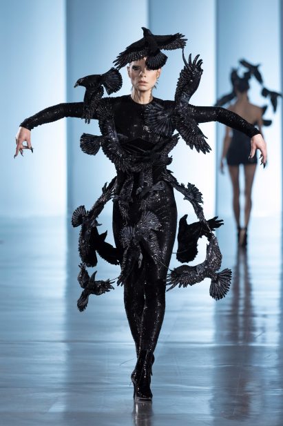 The Pale Blue Dot collection by Rahul Mishra showcased at Paris Couture Week Spring 2025