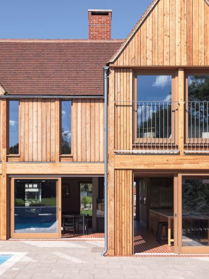 Exterior view of Eight Gables home in Kent