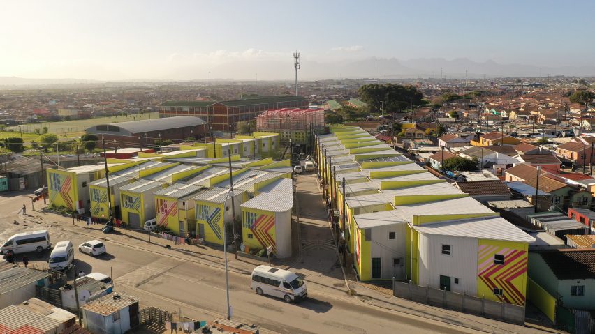 Aerial view of the BT-Soweto development by Urban Think Tank Empower