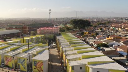Aerial view of the BT-Soweto development by Urban Think Tank Empower