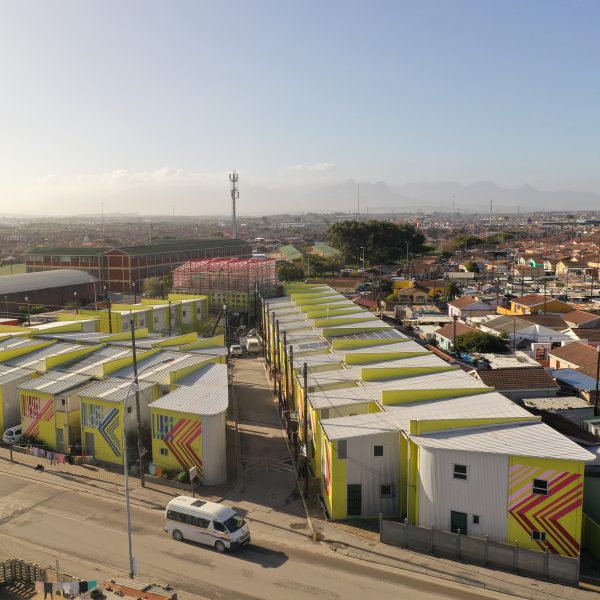 Aerial view of the BT-Soweto development by Urban Think Tank Empower