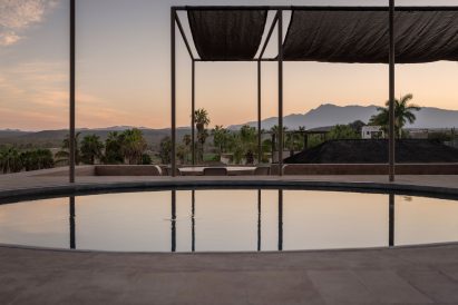 Rooftop pool at a guesthouse in Mexico by PPAA