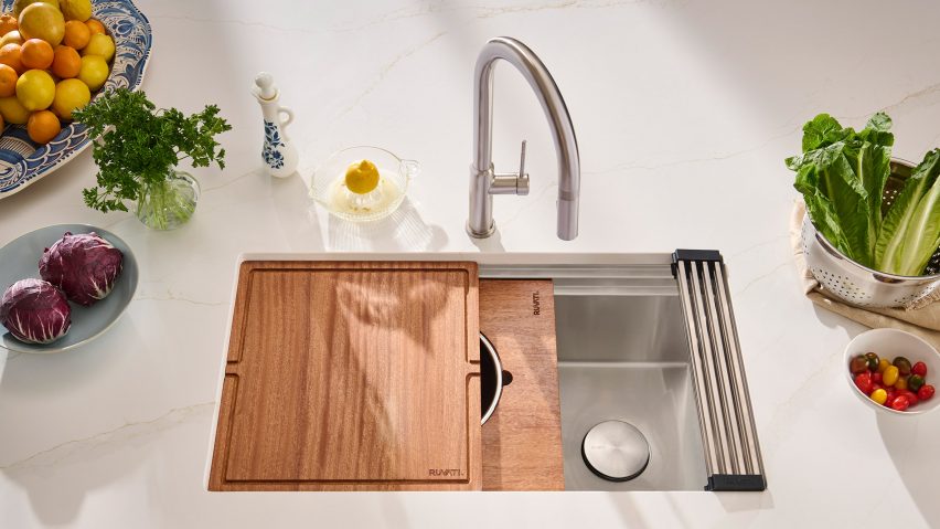 Workstation sinks by Ruvati