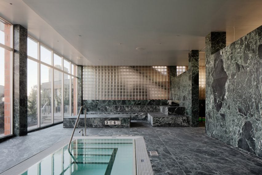 Rooftop pool