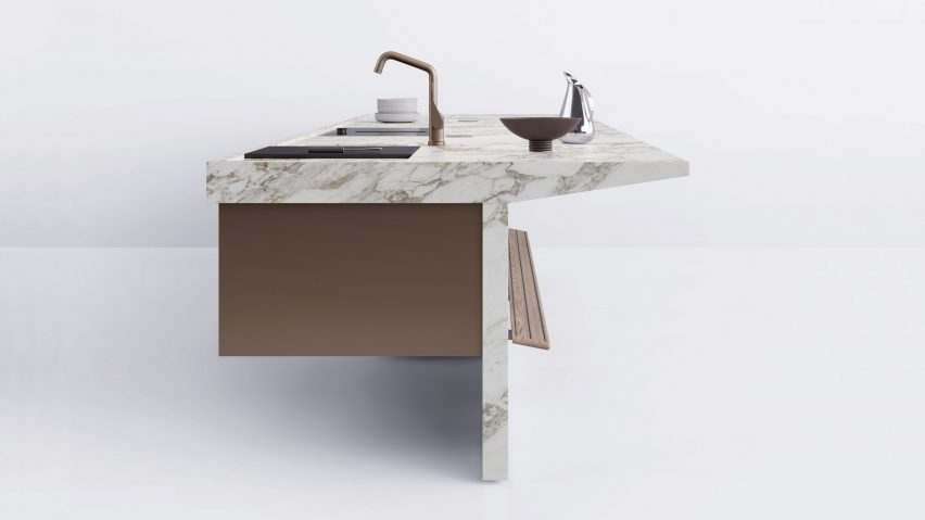 Photo of kitchen worktop by Arclinea