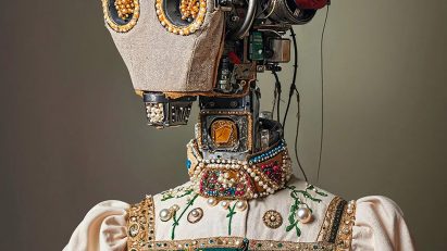 Robotic folklore doll