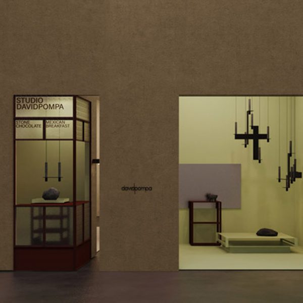 David pompa exhibition featuring phone booth