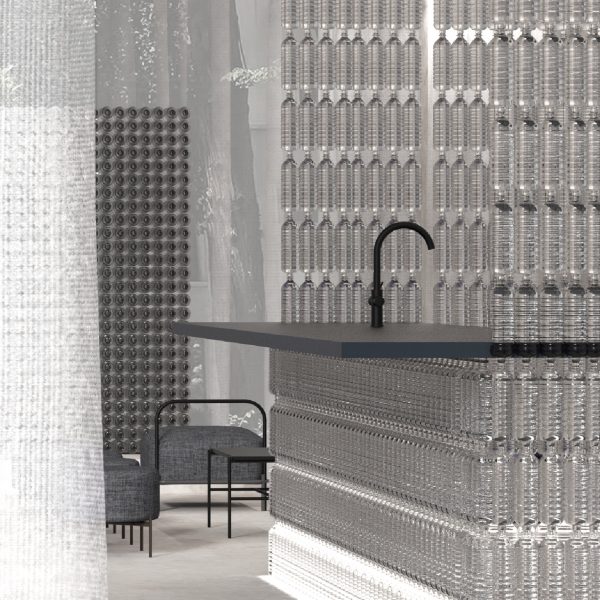 Grohe installation at Milan design week