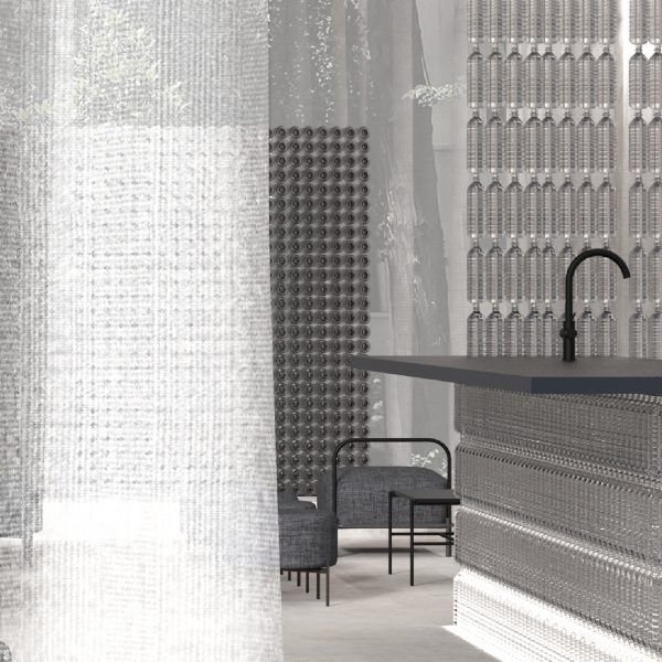 Grohe tap on display inside an installation