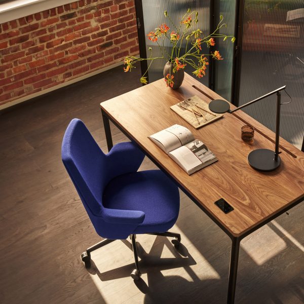 Photo of Humanscale chair at a desk