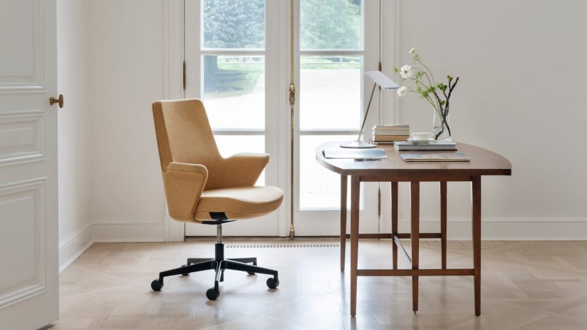 Photo of Humanscale chair at a desk