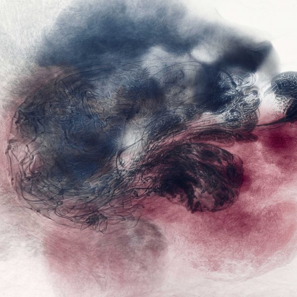 Colourful ink on fabric