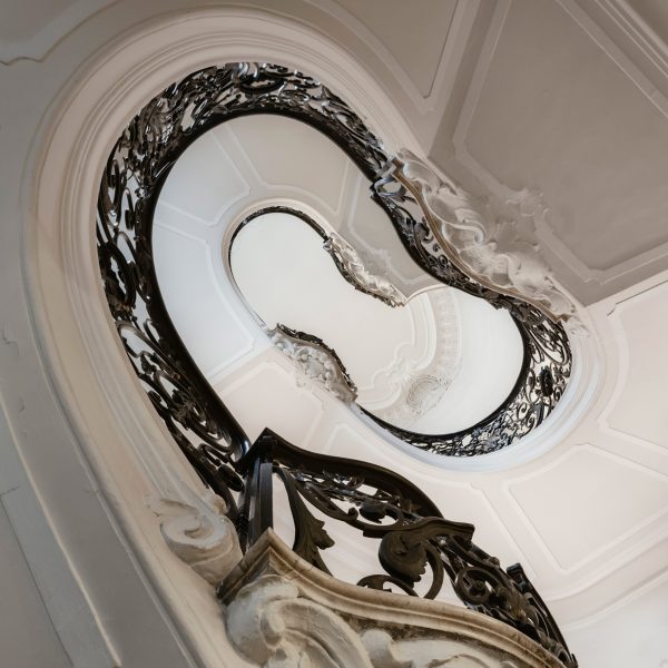 Photo of staircase in Palazzo Donizetti, Milan