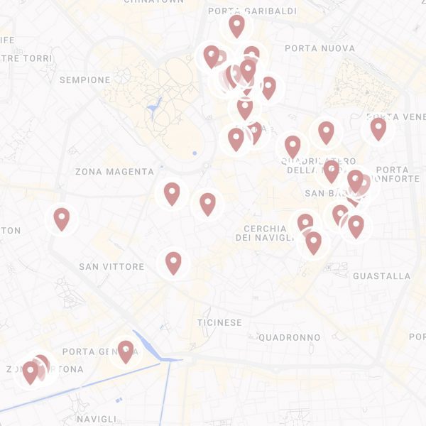 Milan design week 2025 map