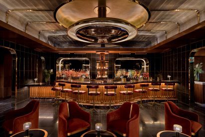 The bar of Nuri Steakhouse