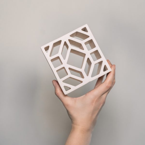 Photo of cut-out ceramic tile by Mirage