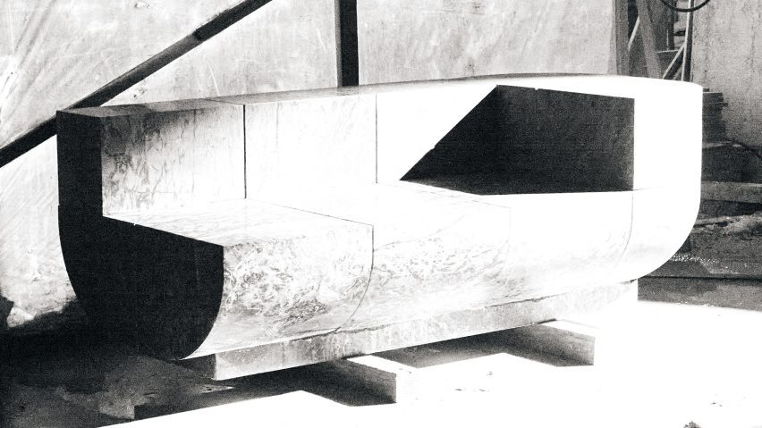 Black and white images of seating
