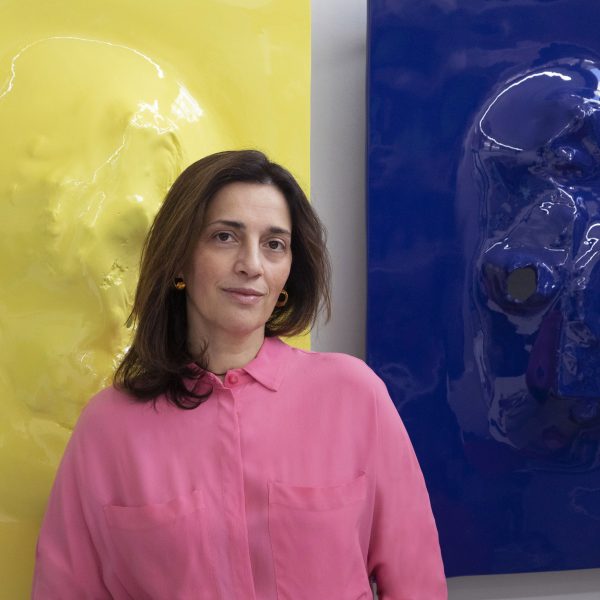 Photo of Alessandra Pasqua and her art