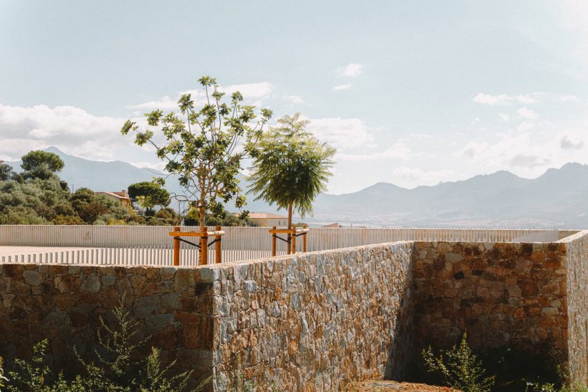 Edmond Simeoni School and Cultural Space in Lumio by Amelia Tavella Architectes