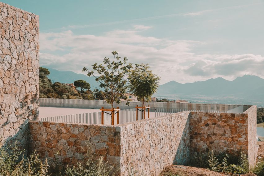 Edmond Simeoni School and Cultural Space in Lumio by Amelia Tavella Architectes