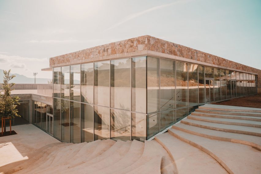 Edmond Simeoni School and Cultural Space in Lumio by Amelia Tavella Architectes