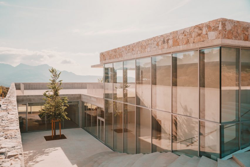 Edmond Simeoni School and Cultural Space in Lumio by Amelia Tavella Architectes