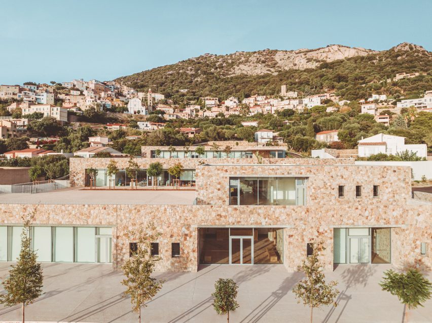 Edmond Simeoni School and Cultural Space in Lumio by Amelia Tavella Architectes