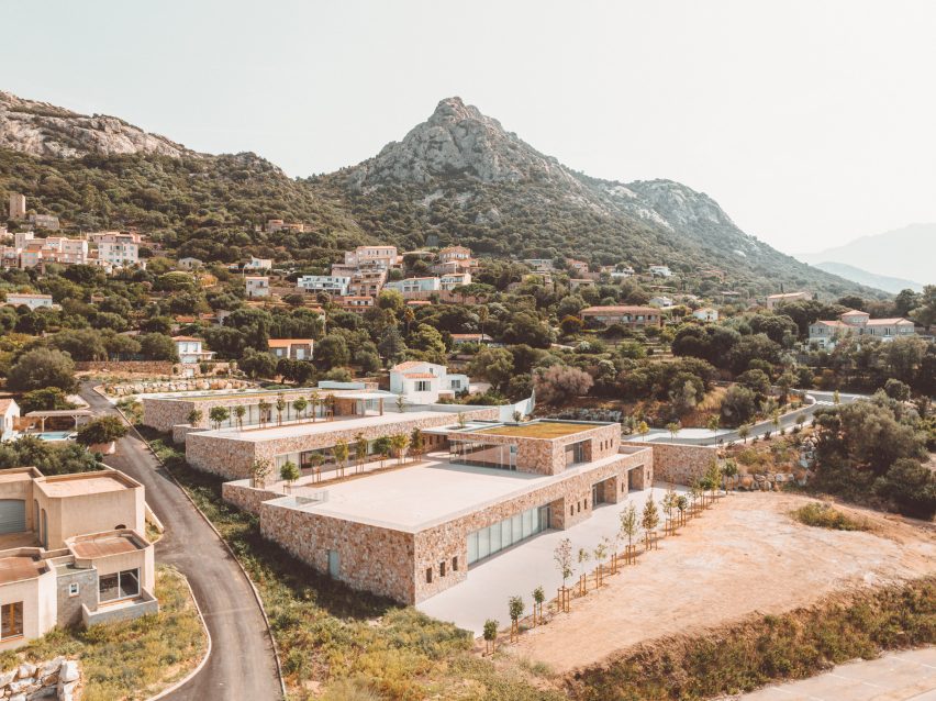 Edmond Simeoni School and Cultural Space in Lumio by Amelia Tavella Architectes