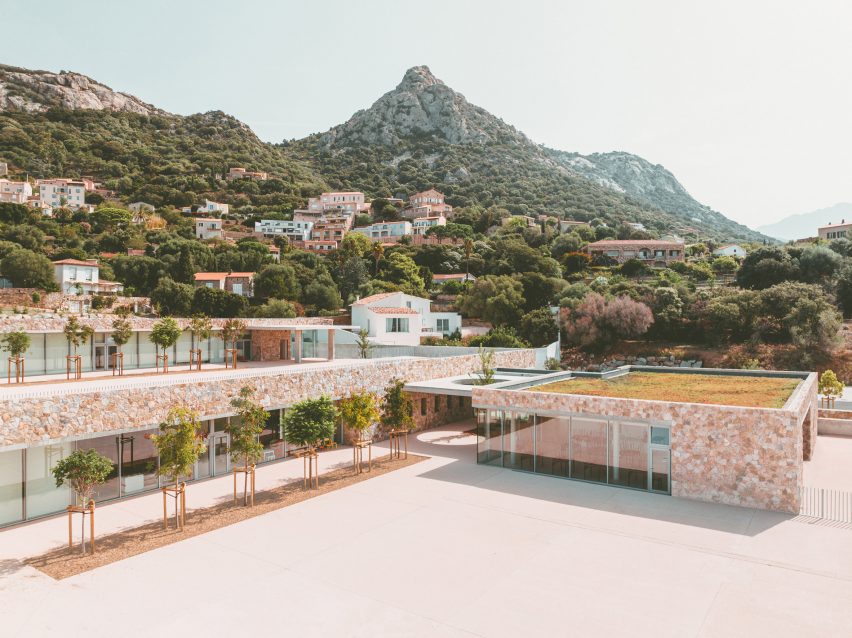 Edmond Simeoni School and Cultural Space in Lumio by Amelia Tavella Architectes