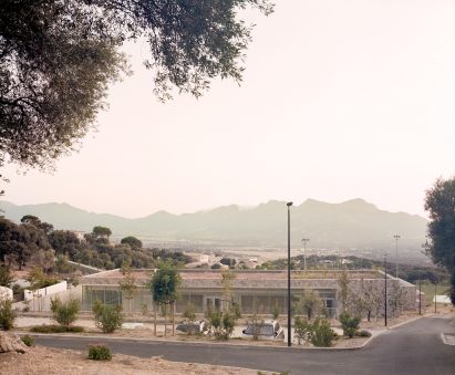 Street view of Edmond Simeoni School and Cultural Space in Corsica