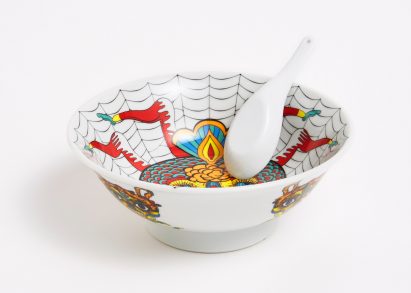 Ramen bowl by Keiichi Tanaami