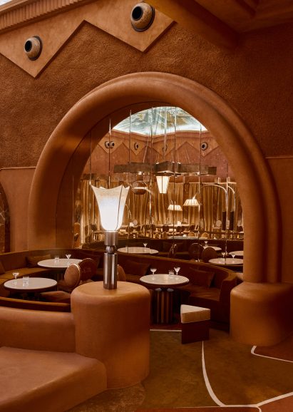 Seating area in Cannes casino