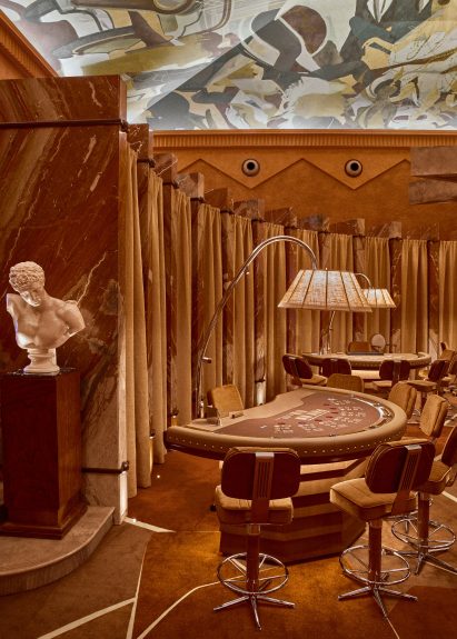 Game tables at Casino Royal Palm