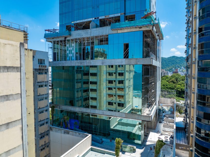 Boreal Tower under construction in Brazil