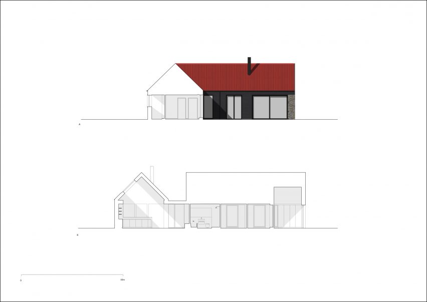 Section of Cairnconon Byre by Loader Monteith