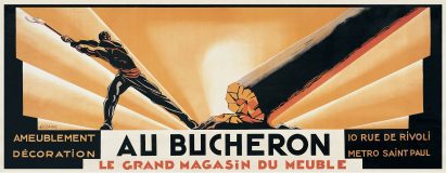 Cassandre's Au Bucheron poster