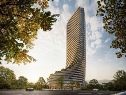 Residential high-rise by Zaha Hadid Architects
