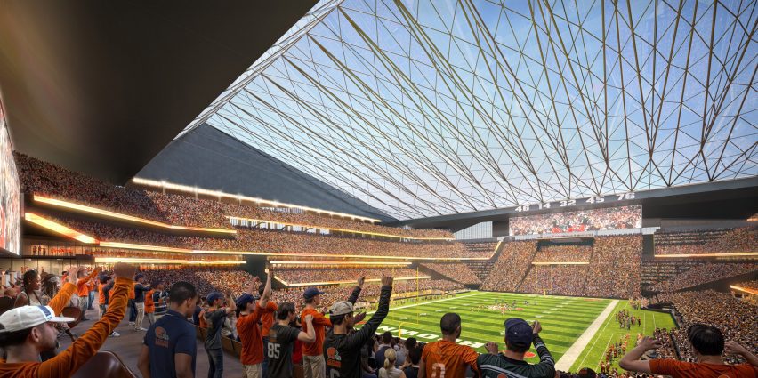 HKS-designed Cleveland Browns stadium