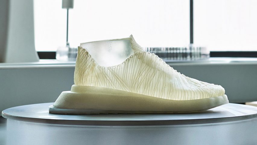 a 3D printed shoe