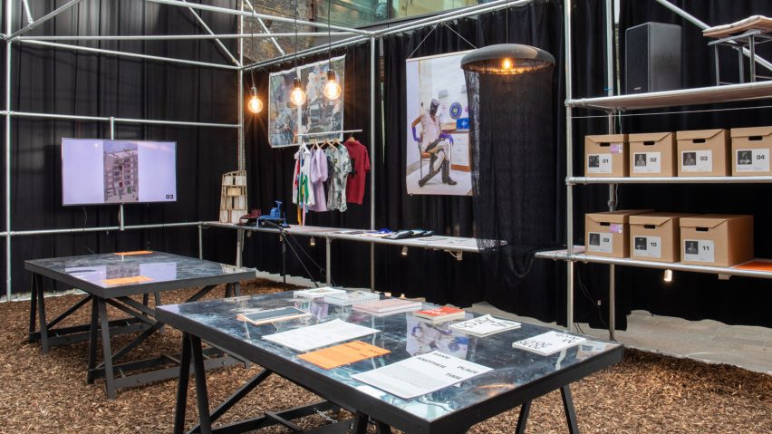 a student architecture exhibition