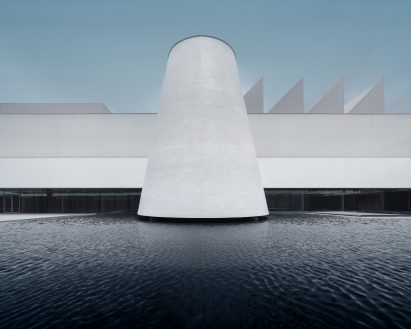Exterior view of contemporary art museum by WHY Architecture