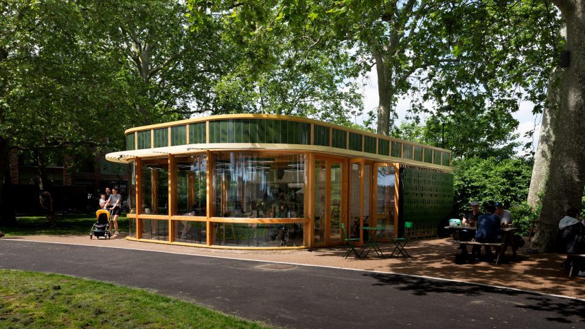 Docklands cafe by Makespace Architects